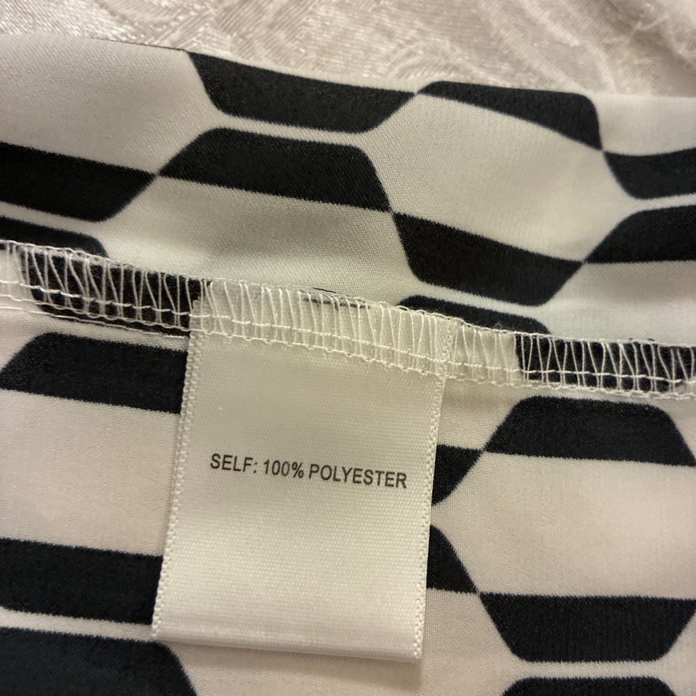 Modern Works Geometric Patterned Wide Leg Women's Pants - Picture 4 of 5